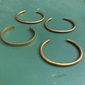 Soko brass bangle set